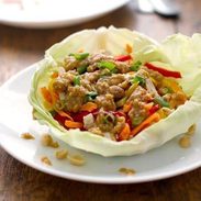 Light Thai Chicken Lettuce Wraps