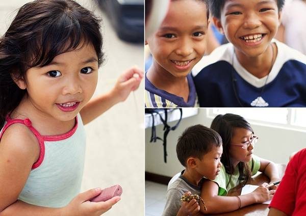 Collage of children.