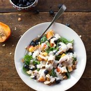A picture of Chicken and Nectarine Poppy Seed Salad