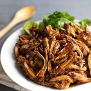 Honey Glazed Crockpot Chicken Adobo - simple pantry ingredients, hardly any hands-on time, 200 calories. | https://slim-core.today