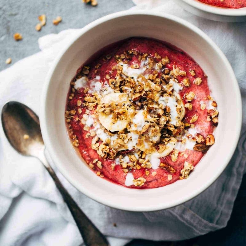 Inner Goddess Raspberry Breakfast Bowls